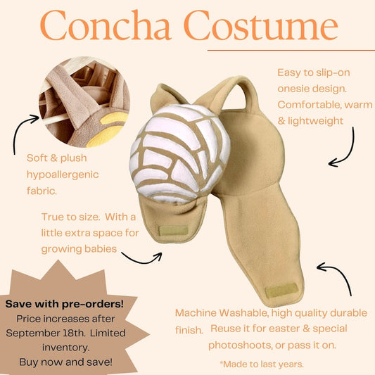Concha Baby Costume - Onesie
