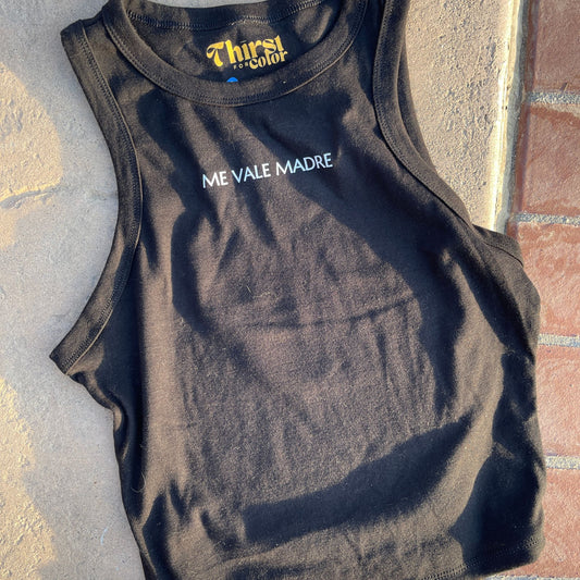 Me Vale Madre Rib Tank