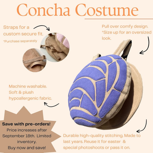 Concha toddler Costume - PURPLE