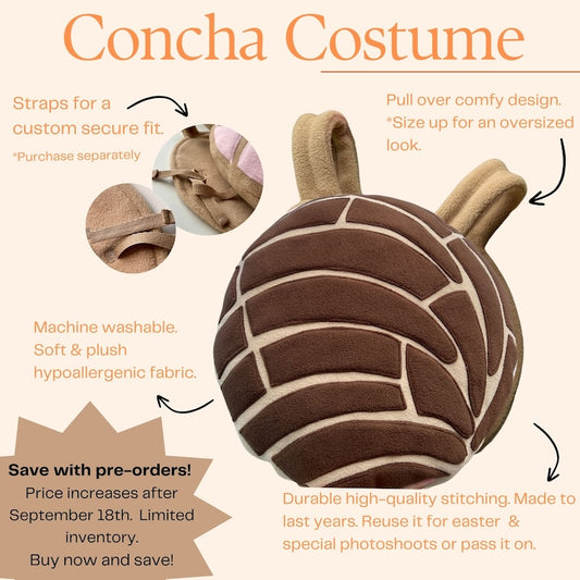 Concha toddler Costume - CHOCOLATE BROWN