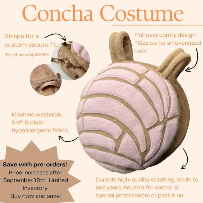 Concha toddler Costume - PINK